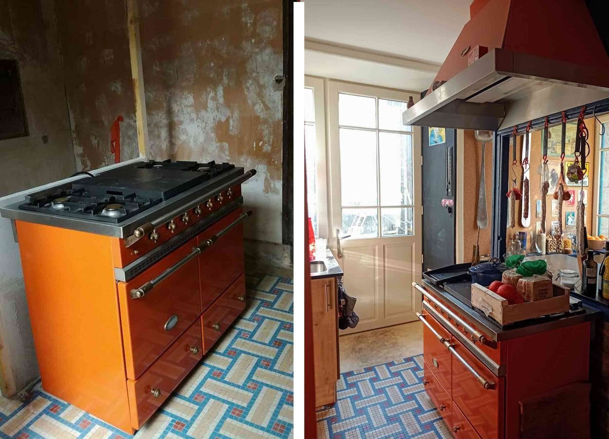 avant après cuisine carrelage authentique 
